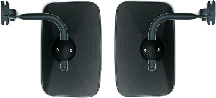 2x Aussenspiegel 250x165 E20 ø15-22 und Spiegelhalter für Traktoren NEW HOLLAND, URSUS, ZETOR, JD, M