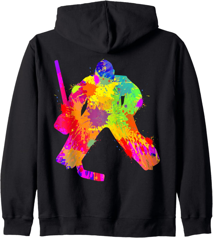 Eishockey Torwart Jungen Kinder Kapuzenjacke