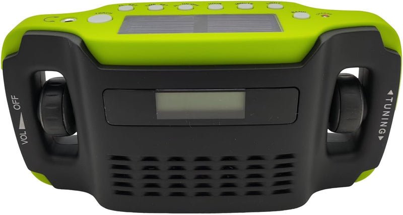 Kurbelradio Tragbares Notfallradio Solar Radio Akkuradio mit Handy Ladefunktion, LED-Taschenlampe, A