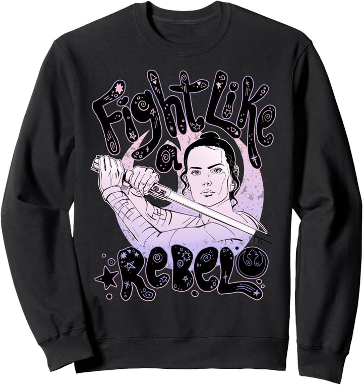 Star Wars: The Rise Of Skywalker Rey Fight Like A Rebel Sweatshirt
