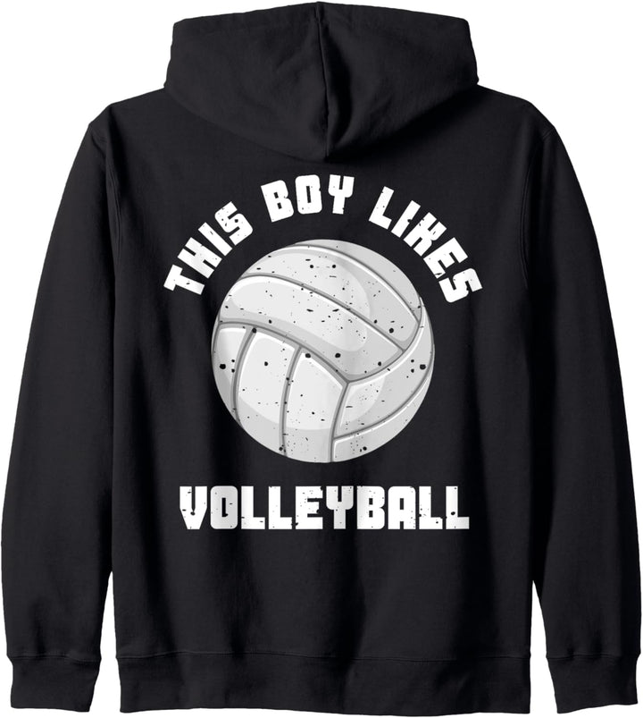 Vintage Sports Dieser Junge Mag Volleyball Kapuzenjacke