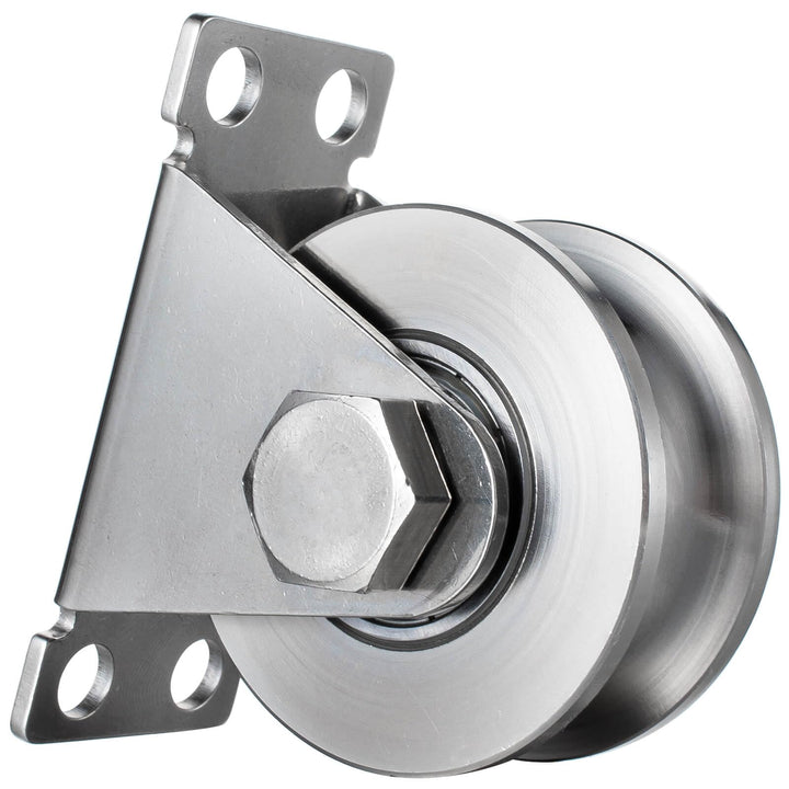 Umlenkrolle Stahlseil, Umlenkrollen für Seile, Seilrolle mit 2 Kugellager | 1 Stück 1 48mm_1 Stück,