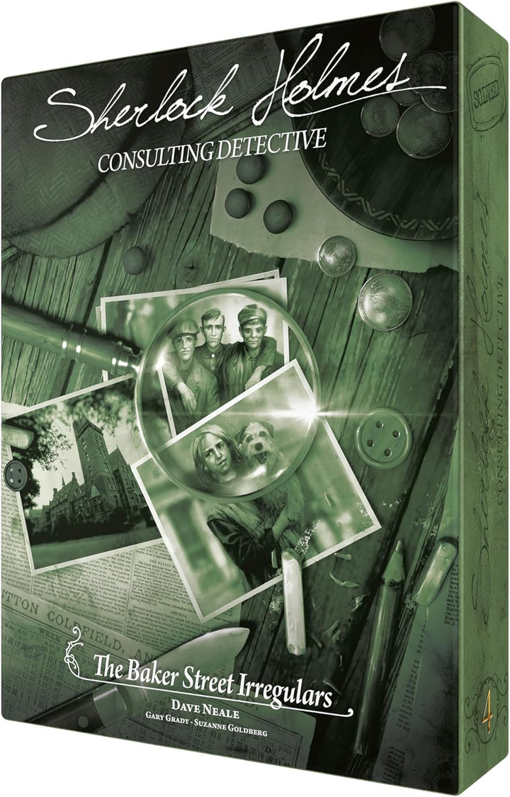 Sherlock Holmes Consulting Detective - Baker Street Irregulars Board Game - Captivating Mystery Game