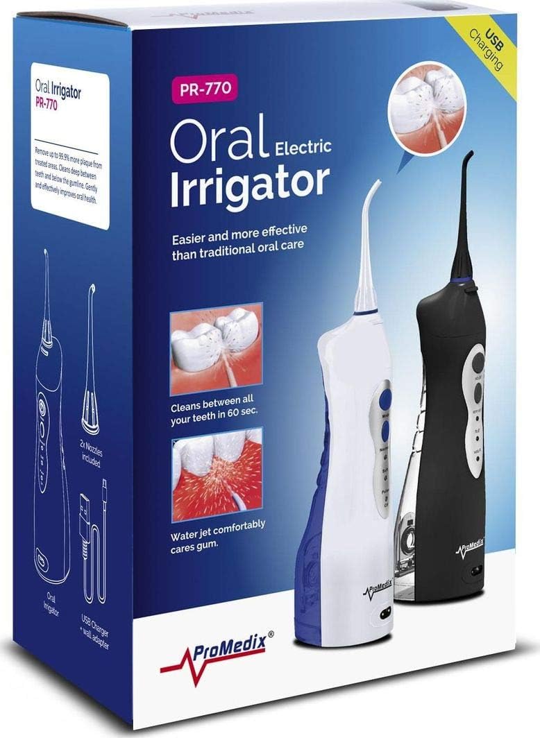 ProMedix PR-770 Elektrische Munddusche Reisemunddusche Wasser-Flosser Oral Irrigator Zahnreinigung Z
