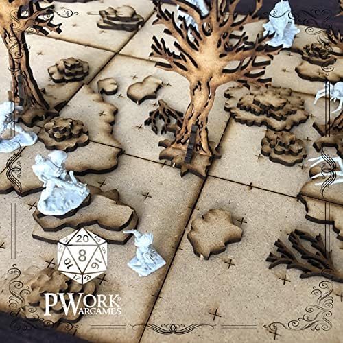 The Forest (La Foresta) – 3D Tactical Maps Rpg Fantasy Dungeon Tiles – Taktische 3D-Karten, modular,