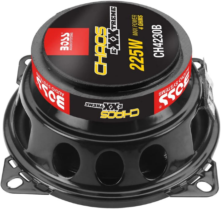 2 Audio Systems CH4230B svarta 3-vägs koaxialhögtalare 10 cm 100 mm 4" 112,5 watt rms Och 225 watt m