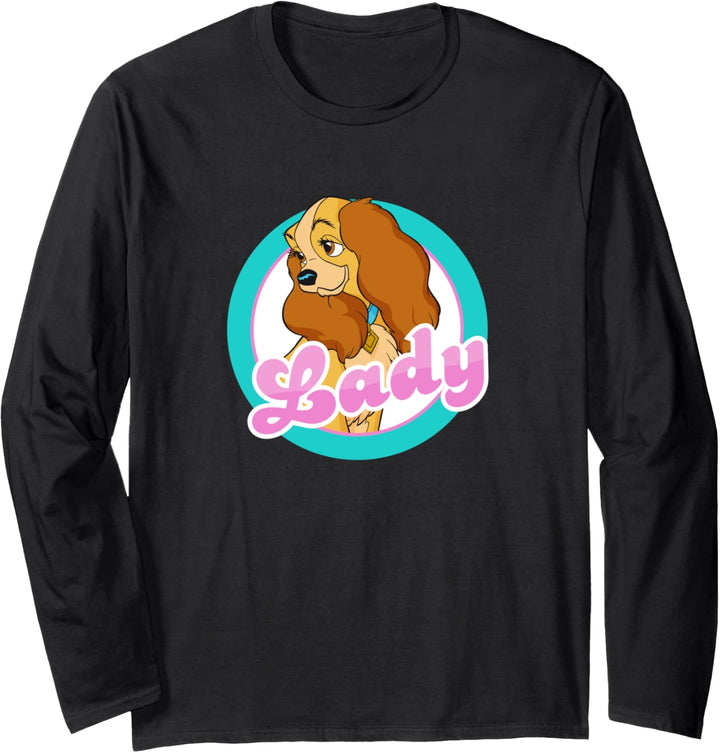 Disney Lady Face Lady and the Tramp Langarmshirt