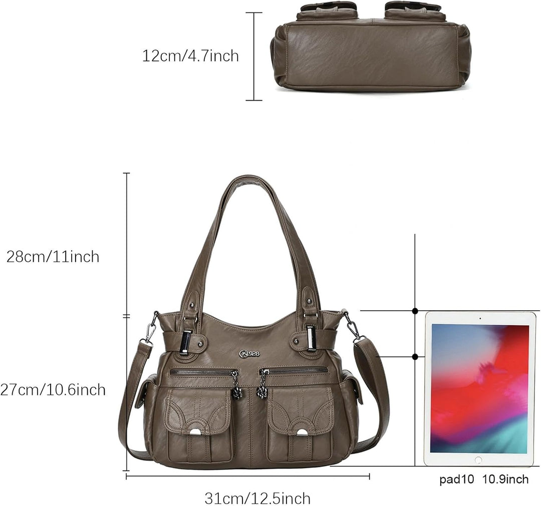 KL928 Tasche Damen Handtasche Umhängetaschen Damenhandtasche Schultertasche Lederhandtasche elegante