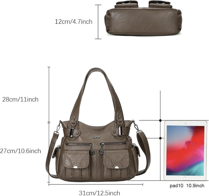KL928 Tasche Damen Handtasche Umhängetaschen Damenhandtasche Schultertasche Lederhandtasche elegante