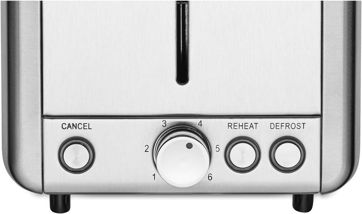 Solis Edelstahl-Toaster mit 2 extra grossen Schlitzen, Krümelschublade, 925 Watt, Toaster Steel (Typ