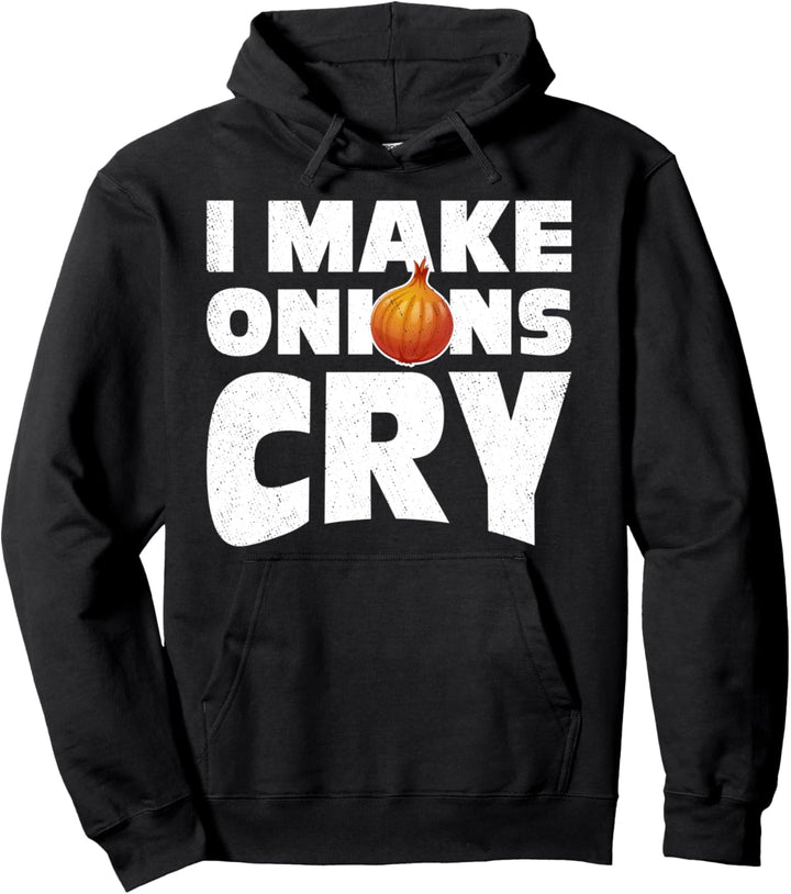 Chefkoch Ich bringe Zwiebeln zum Weinen Küchenchef Koch Pullover Hoodie