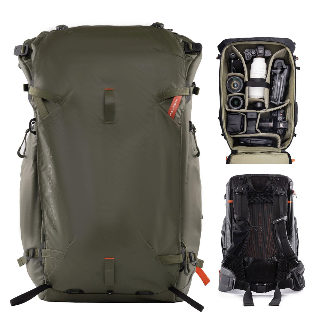 PGYTECH OnePro Focux 35L Rucksack Wasserdicht, Kamerarucksack für DSLR/SLR/Spiegellose Kameras/Objek