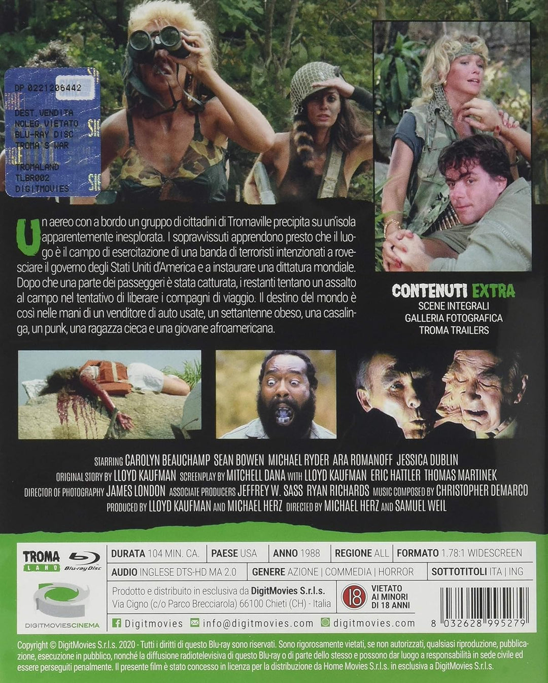 Troma's War [Region Free] [Blu-ray], Blu-ray