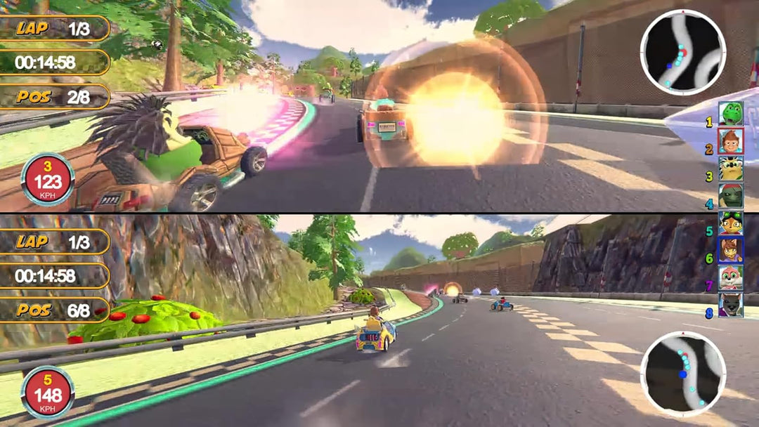 ANIMAL KART RACER 2 - Familien Rennspiel für Switch
