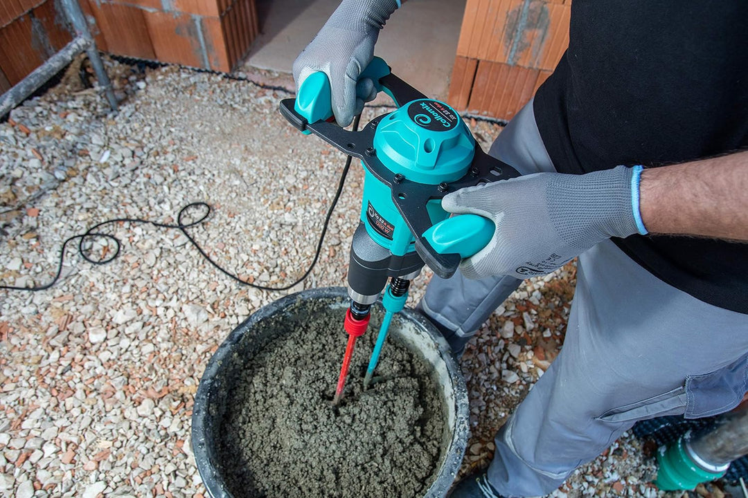 Collomix-Handrührwerk Xo33R duo HF+MKD120 HF, 1200W, 7,3kg Hexafix, 2 Rührer