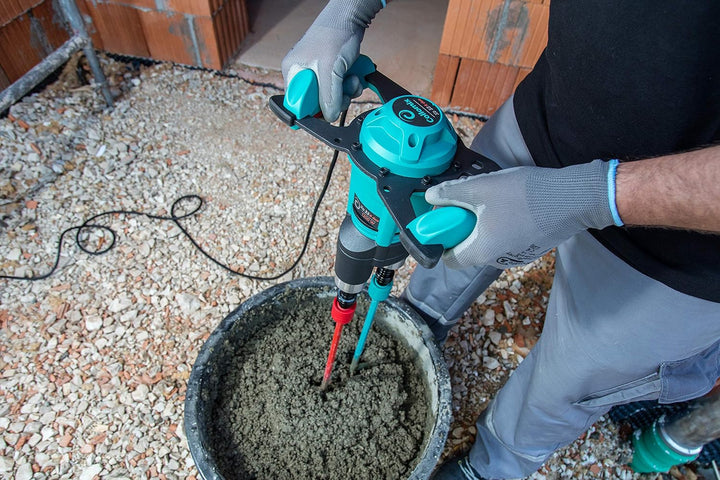 Collomix-Handrührwerk Xo33R duo HF+MKD120 HF, 1200W, 7,3kg Hexafix, 2 Rührer