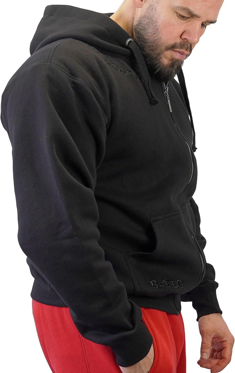 Brachial Premium Herren Kapuzenjacke Gym - Hoodie Sweatjacke Sweatshirt Jacke mit Kapuze für Bodybui