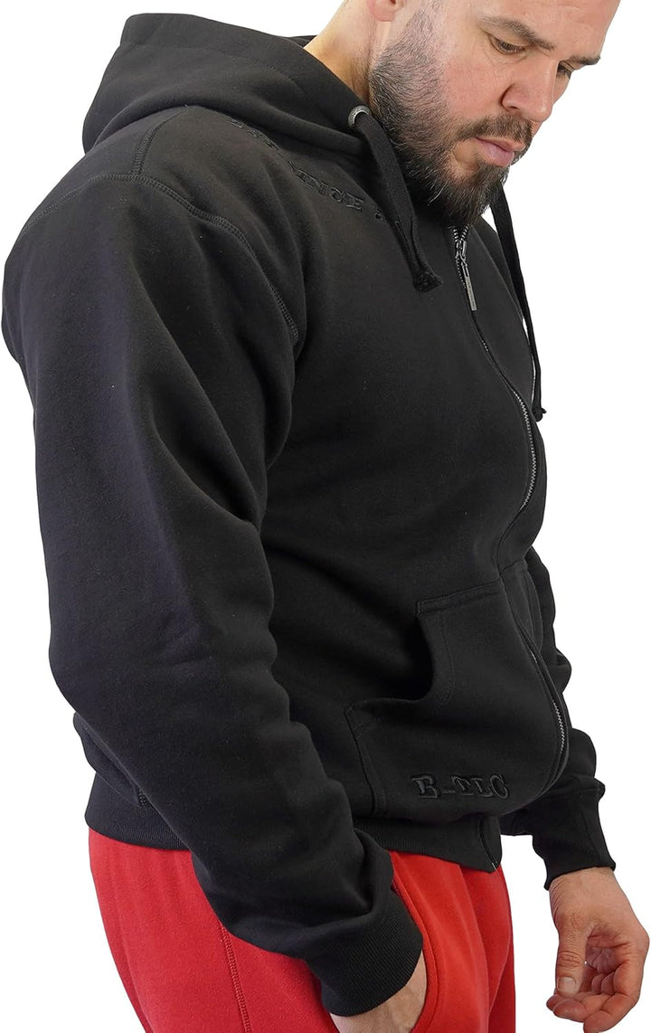 Brachial Premium Herren Kapuzenjacke Gym - Hoodie Sweatjacke Sweatshirt Jacke mit Kapuze für Bodybui