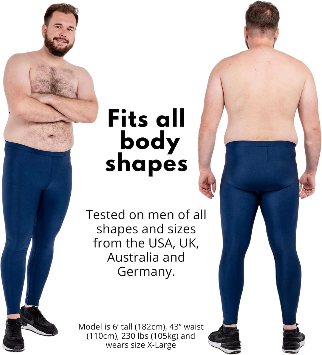 Kapow Meggings - Die originalen Männer-Leggings: Ideal für Fitness, Laufen, Mode, Festivals, Partys