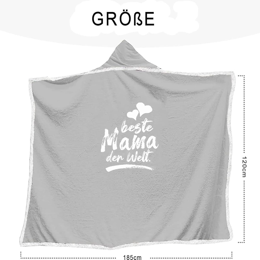 Muttertagsgeschenke für Mama, Decke mit ärmeln Geburtstagsgeschenk für Mama, Kuscheldecke mit ärmeln