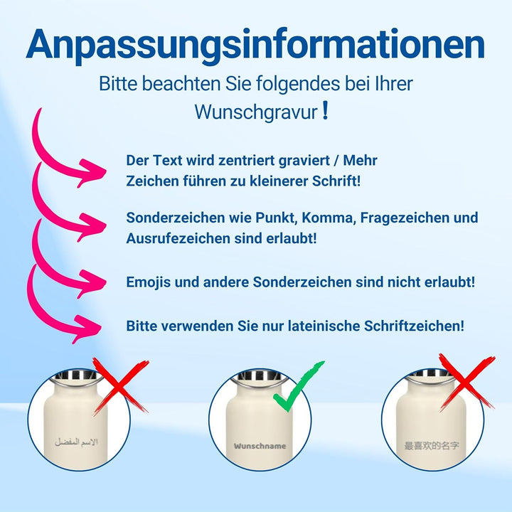 Personalisierte Brotdose Edelstahl 1400 ml - Lunchbox für Kinder & Erwachsene inkl. Dichtungsring -