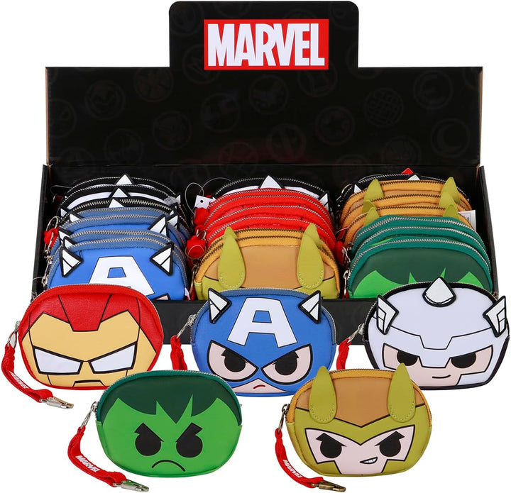 Marvel Sortiert Marvel-Chibi Pill Geldbörse Zähleranzeige, Mehrfarbig