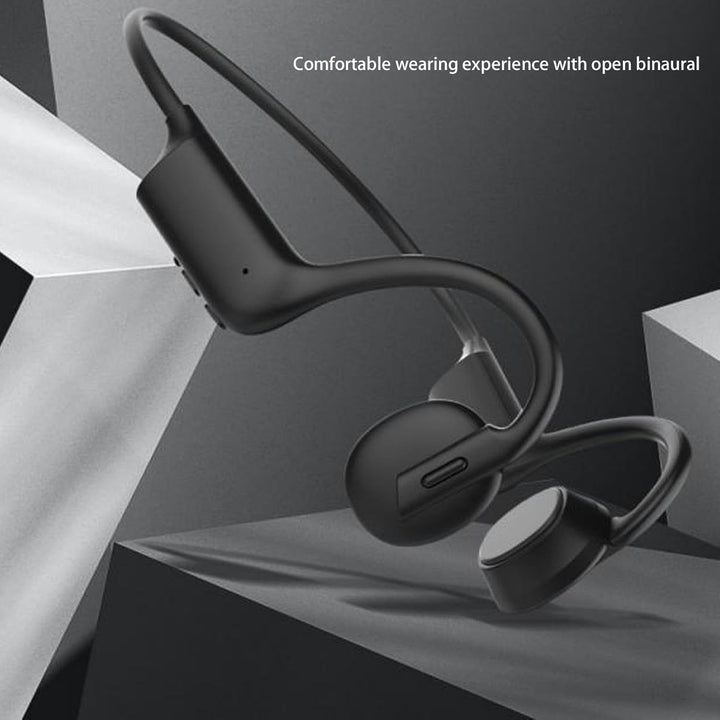 ciciglow K08 Knochenleitungskopfhörer, Bluetooth 5.3 Stereo-Kopfhörer mit Offenem Ohr, ENC-Rauschunt