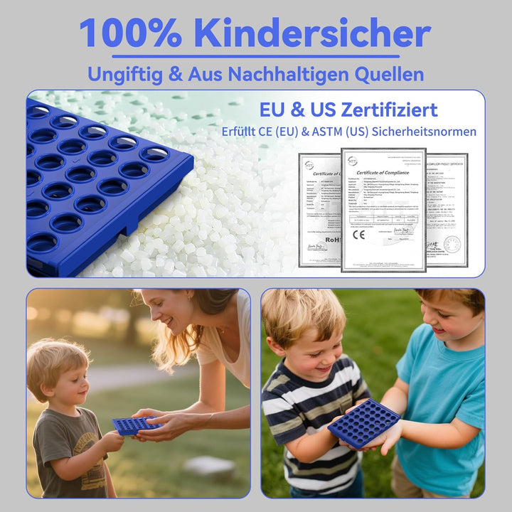Pup Go 8er Pack 4 in Einer Reihe Brettspiel Kinder 3 4 5 6 7 8 9 10 + Jahre, Reise- und Gesellschaft