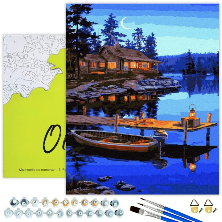 Oh Art! Malen Nach Zahlen Erwachsene Set Mit 3 Pinseln Und Acrylfarben Gemälde Acrylic Malerei DIY L