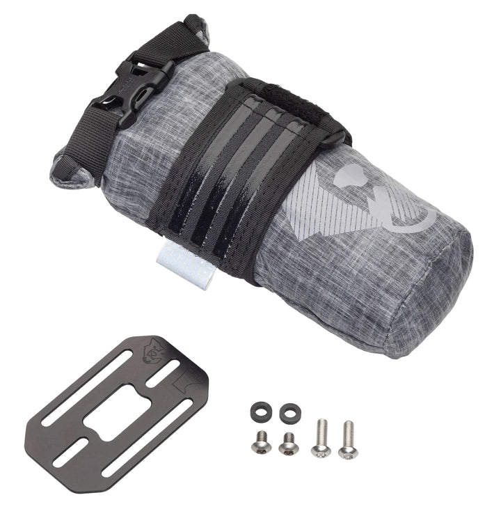 Wolf Tooth Components Teklite Roll Top Bag + Adapter Plate Grau 0.6 Liter, Grau 0.6 Liter