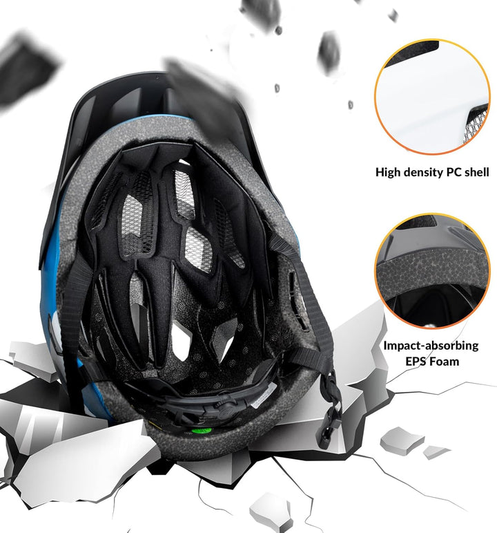 ROCKBROS Kinderhelm Integriert Fahrradhelm Kinder Jugend Fullface Helm mit Abnehmbarem Kinnschutz BM
