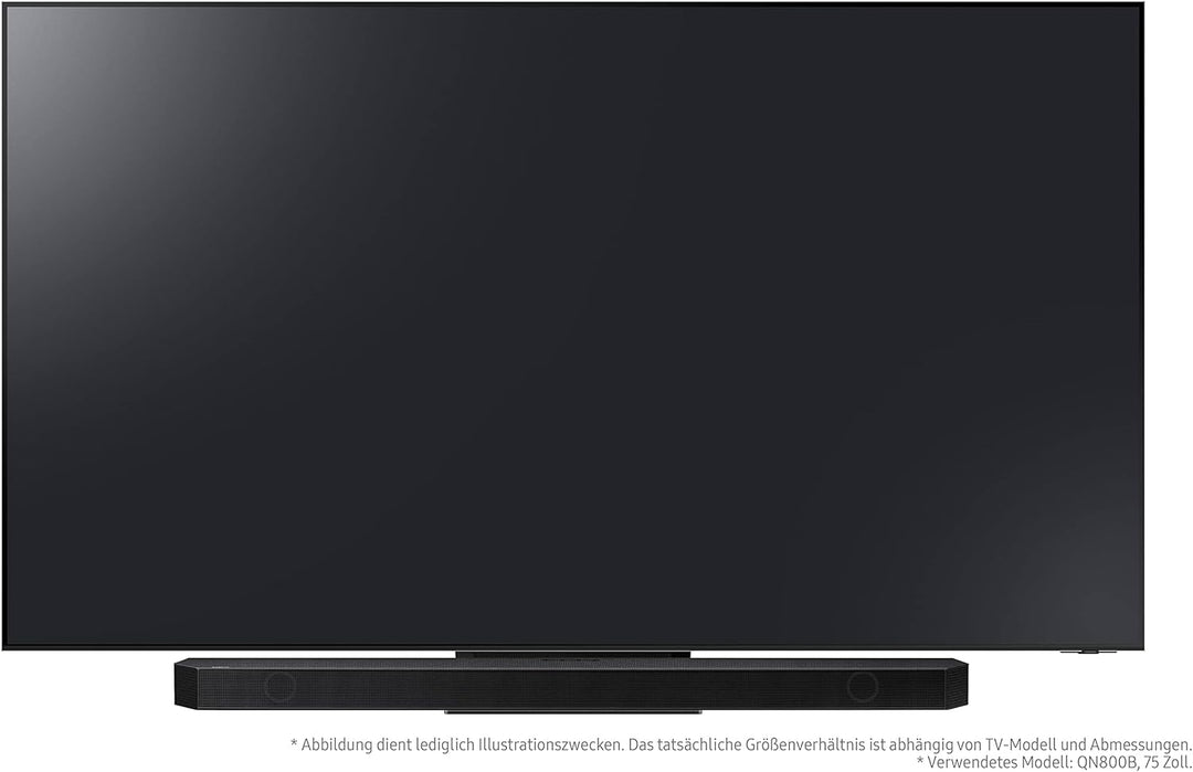 Samsung HW-Q935B 9.1.4-Kanal Q-Soundbar (Deutsches Modell), Rücklautsprecher inklusive, kabelloses