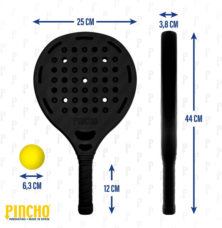 Pincho Padel Schläger Set - Varianten Schwarz, Schwarz