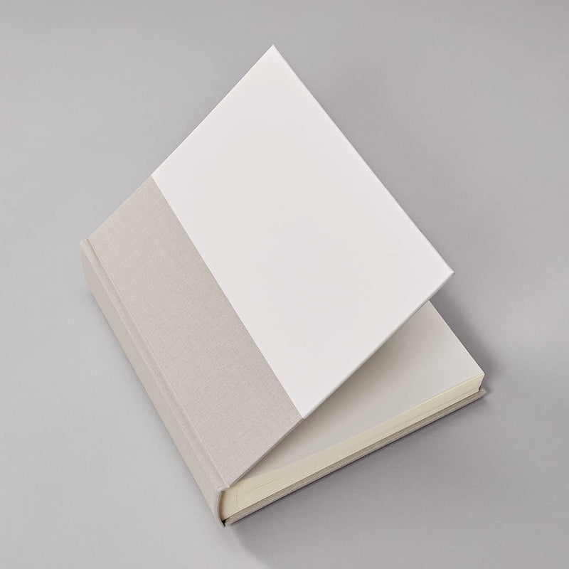Semikolon 368743 Foto-Album Medium Natural Affair – 21,1x25,5 cm, 80 Seiten cremeweiss, für 160 Foto