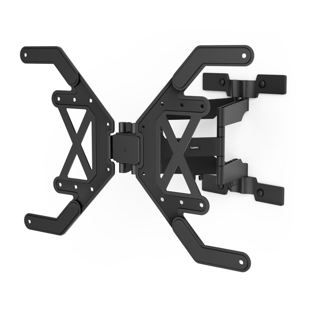 Hama TV Wandhalterung schwenkbar, neigbar, Slim (TV Wandhalterung 37-90 Zoll, VESA 100x100 bis VESA