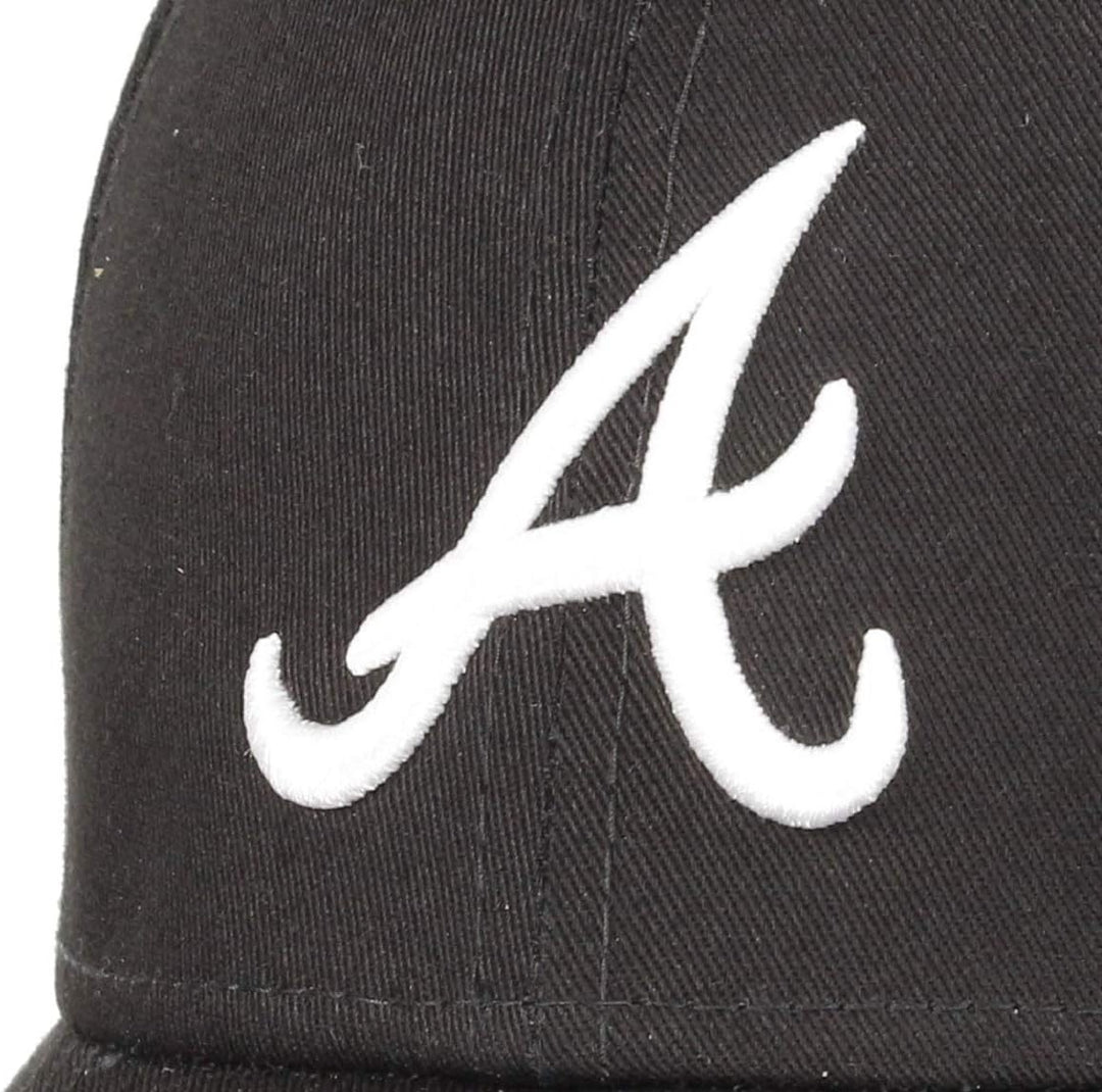 New Era MLB Cap verstellbar Basecap 9forty Baseball Kappe NY LA Rear Logo Einheitsgrösse Atlanta-Bla