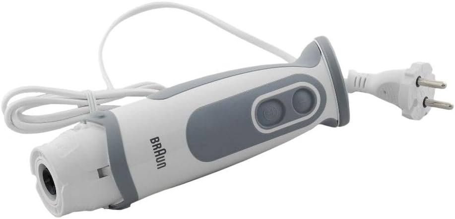 Motorgruppe für Braun Multiquick und Minipimer MR 6500, Weiss / Grau
