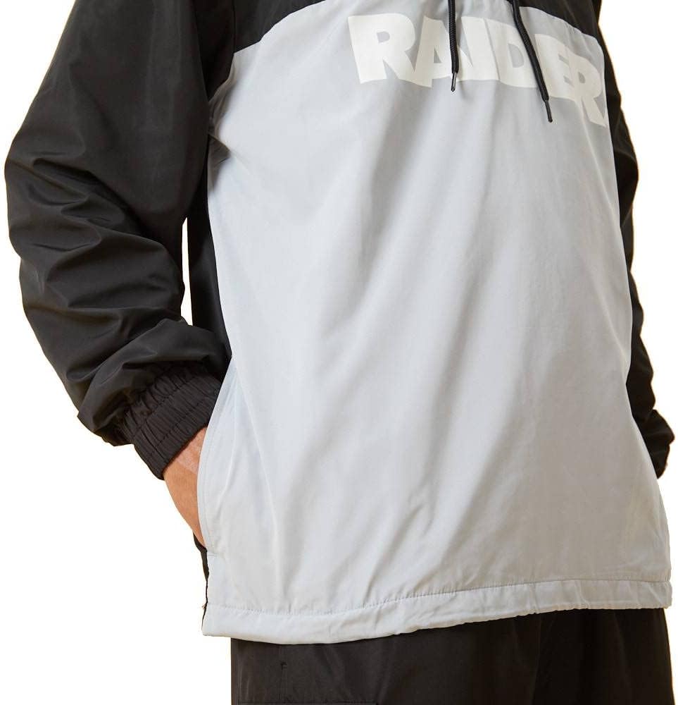 New Era NFL LAS Vegas Raiders Tear Logo Hoodie Pullover M Blkdgr, M Blkdgr