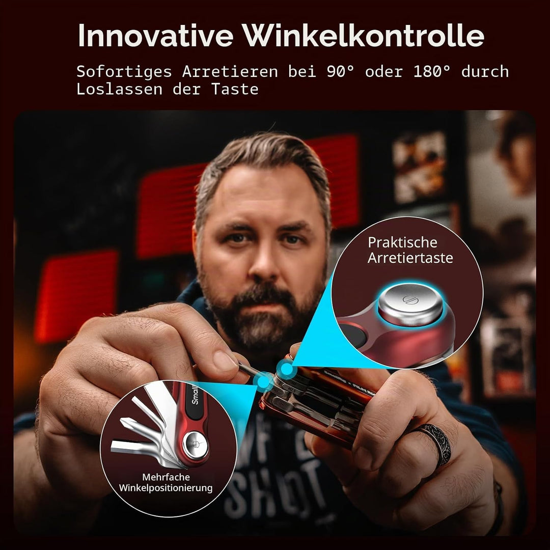 SMALLRIG x FILM RIOT 7-in-1-Klappwerkzeugset mit Schraubendrehern und Inbusschlüsseln, Positionierun
