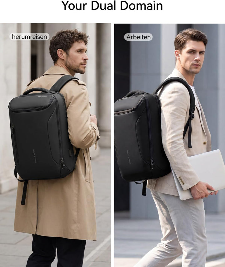 MARK RYDEN Grosse Kapazität Laptop Rucksack mit 17.3 Zoll/15.6 Zoll für Männer Multifunktionsrucksac