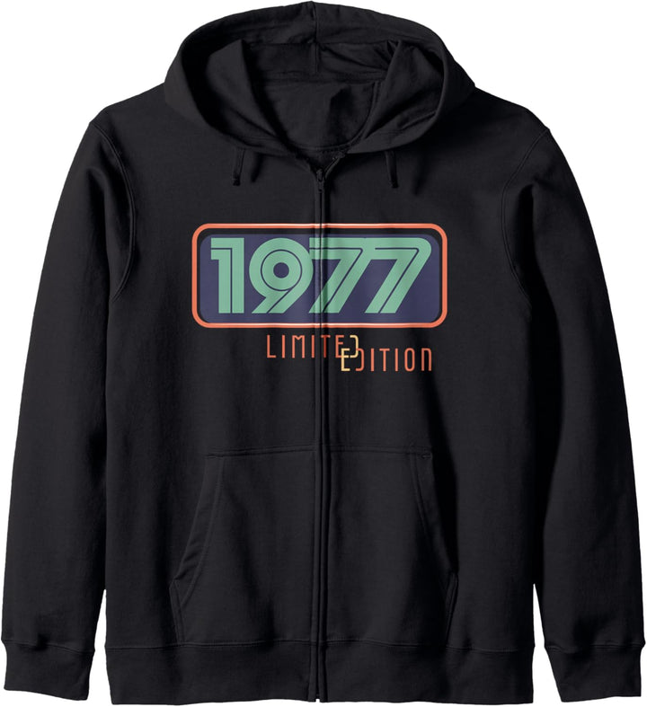 47. Geburtstag Mann Frau 47 Jahre 1977 Deko Lustig Geschenk Kapuzenjacke