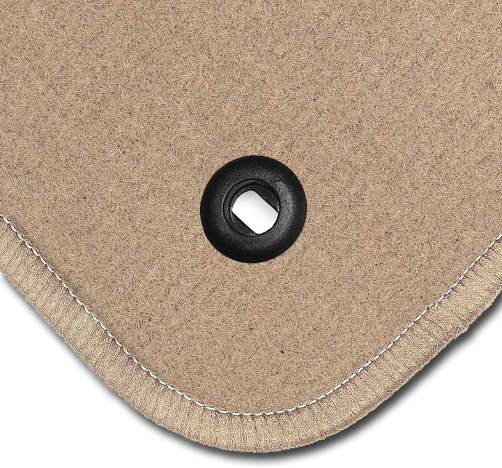 Bär-AfC Auto Fussmatten Royal passend für Hyundai Tucson TL 2015-2020, Autoteppiche Velours Beige, R