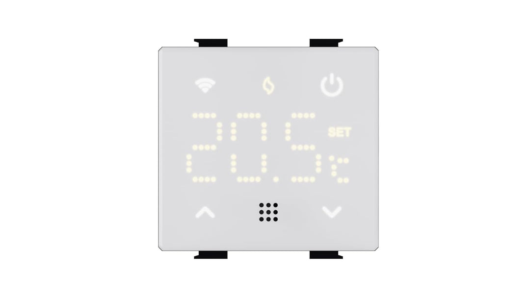 Unterputz-Thermostat programmierbares Modul 2P 240 V Touch-Display mit Hintergrundbeleuchtung Farbe