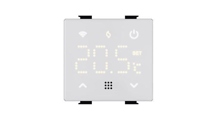 Unterputz-Thermostat programmierbares Modul 2P 240 V Touch-Display mit Hintergrundbeleuchtung Farbe