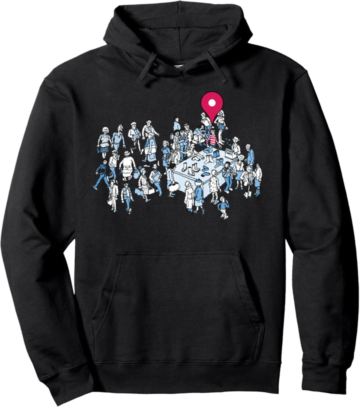 Where's Waldo? Shopping Pin Pullover Hoodie