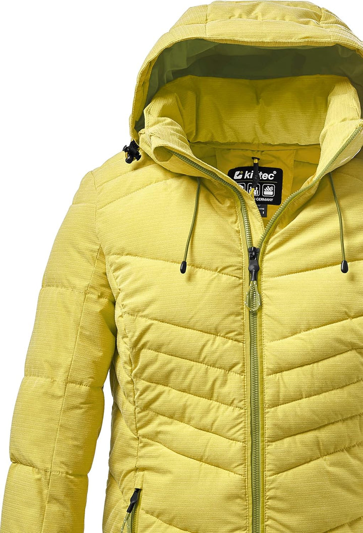 Killtec Damen Kow 149 Wmn Qltd Jckt Steppjacke mit abzippbarer Kapuze 38 hell pistazie, 38 hell pist