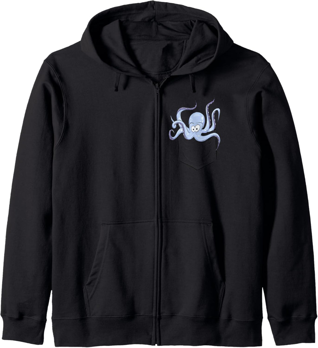 Krake mit Tentakeln | Oktopus In Tasche Kraken Kapuzenjacke