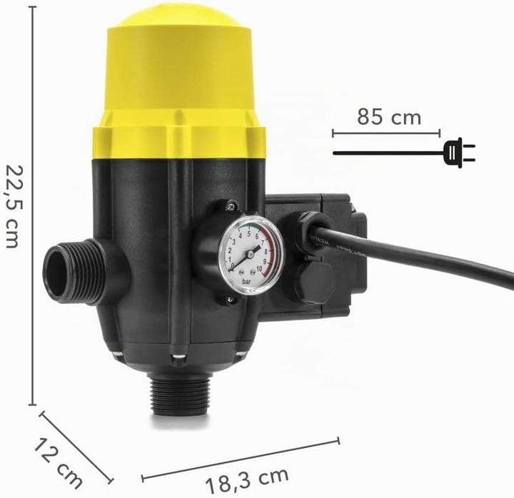 TROTEC Elektronischer Druckschalter TDP DSP Pumpensteuerung Druckwächter für Hauswasserwerk Gartenpu