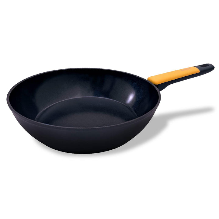 Fackelmann Wokpfanne Soft – Ø 28 cm aus geschmiedetem Aluminium, mit Greblon CK2 Ceramic Beschichtun