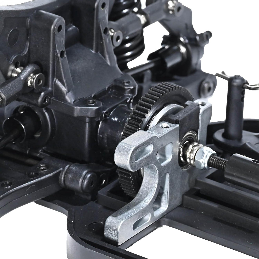 1/10 RC Auto Chassis Rahmen Bausatz 4WD On-Road, DIY Rolling Chassis Frame Kit für Erwachsene, Radst